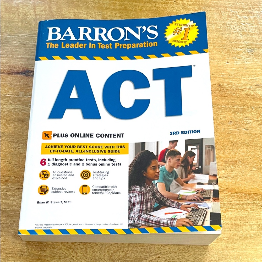 Barron's ACT with Online Tests (Barron's Test Prep)